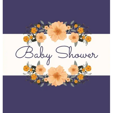Floral Baby Shower Guest Book (Hardcover): Baby shower guest book, celebrations decor, memory book, baby shower guest book, celebration message log bo