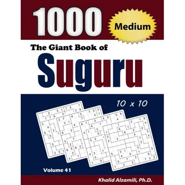 The Giant Book of Suguru: 1000 Medium Number Blocks (10x10) Puzzles