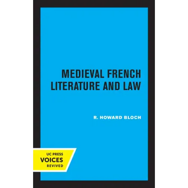 Medieval French Literature and Law