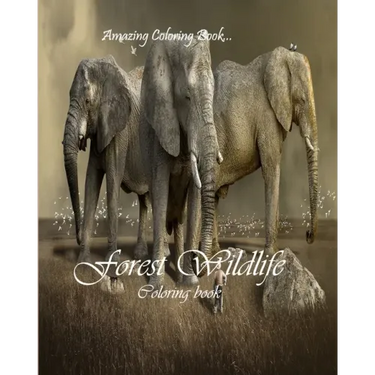 Forest Wildlife: Wildlife Coloring Book