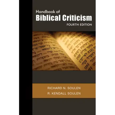Handbook of Biblical Criticism