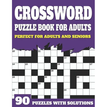 Crossword Puzzle Book For Adults: Large Print Crossword Puzzles And Solutions For Adults And Seniors To Brainstorm During Leisure Time With Word Puzzl