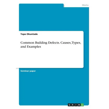 Common Building Defects. Causes, Types, and Examples