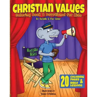 Christian Values: Coloring Book Devotional for Kids