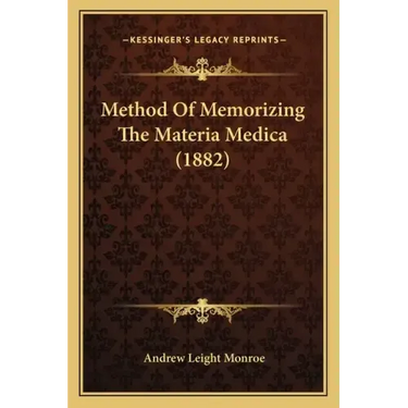 Method of Memorizing the Materia Medica (1882)