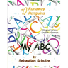 My ABC - Bilingual: English / German: Learning the 26 letter alphabet, with pronounciation in English and German and cut out cards