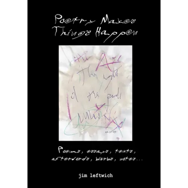 Poetry makes things happen: Poems, essays, texts, afterwords, blurbs, notes...