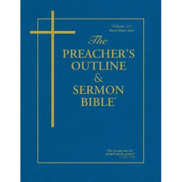 The Preacher's Outline & Sermon Bible: Master Subject Index