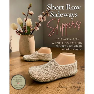Short Row Sideways Slippers: Knitting Pattern