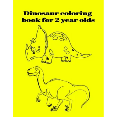 Dinosaur coloring book for 2 year olds