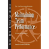 Maintaining Team Performance