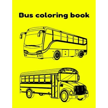 Bus coloring book