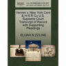 Venner V. New York Cent & H R R Co U.S. Supreme Court Transcript of Record with Supporting Pleadings