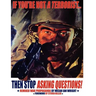 If You're Not a Terrorist... Then Stop Asking Questions: Remixed War Propaganda