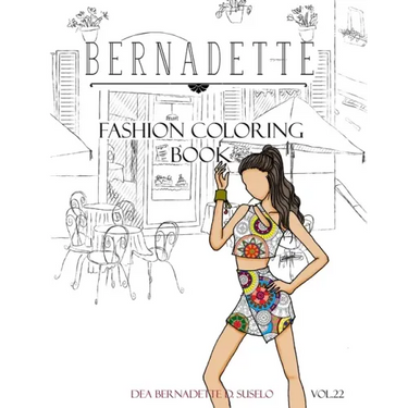 BERNADETTE Fashion Coloring Book Vol.22: Crazy Prints