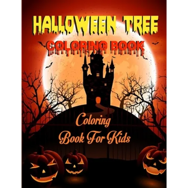 Halloween Tree Coloring Book: Creative Haven Beautiful Featuring Tree illustration, Size 8.5x11", (Perfect Gift for Halloween Lovers and Kids)