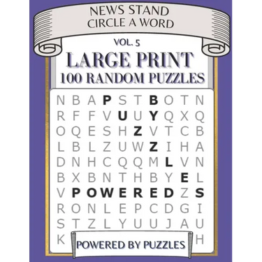 News Stand Circle a Word Vol.5: Large Print 100 Random Puzzles