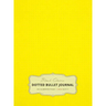 Large 8.5 x 11 Dotted Bullet Journal (Yellow #6) Hardcover - 245 Numbered Pages