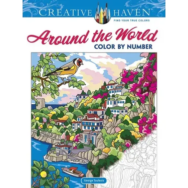Creative Haven Around the World Color by Number