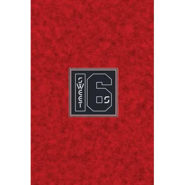 Sweet 16s: Hardcover Rap Notebook Journal For Rappers, Lyrics and Hip Hop Heads - 112 pages and 7x10 Songwritering Journal - Cool Red Book
