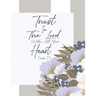 Proverbs 3: 5 Trust In the Lord with All Your Heart: floral journals to write in for women & bible verse word search and bible ver