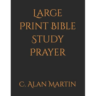 Large Print Bible Study Prayer