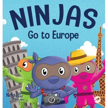 Ninjas Go to Europe: An Adventurous Rhyming Story About Easing Worries, Bonus: Geography Lesson