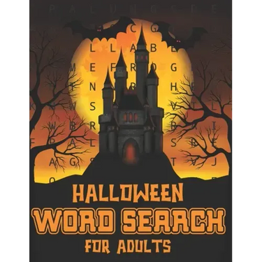 Halloween Word Search For Adults: Halloween Word Search Large Print Puzzle Book Fun For Adults