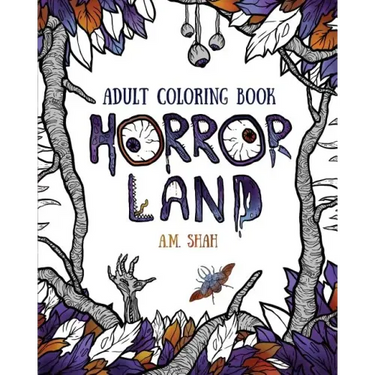 Adult coloring book: Horror Land