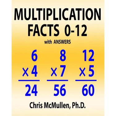 Multiplication Facts 0-12 with Answers: Improve Your Math Fluency Worksheets