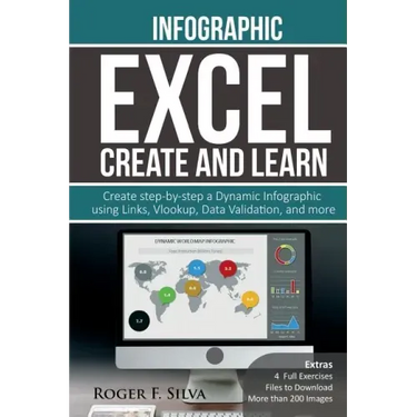Excel Create and Learn - Infographic: Create Step-By-Step a Dynamic Infographic Dashboard. More Than 200 Images And, 4 Exercises