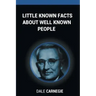 Little Known Facts About Well Known People