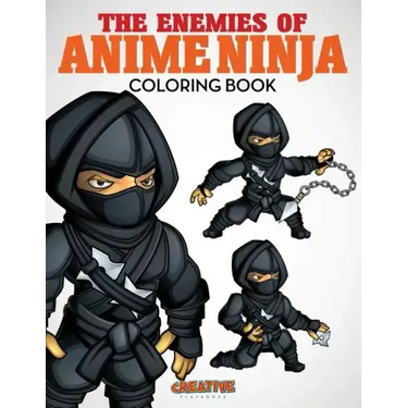 The Enemies of Anime Ninja Coloring Book