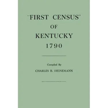 First Census of Kentucky, 1790