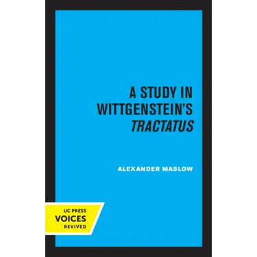 A Study in Wittgenstein's Tractatus