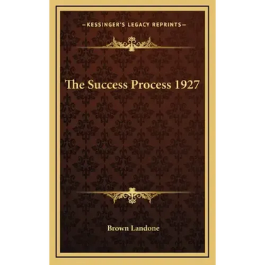 The Success Process 1927