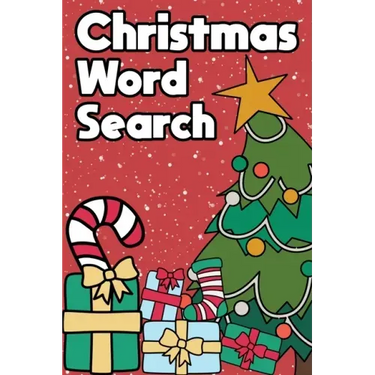 Christmas Word Search: Happy Holiday Edition Challenging Puzzle Game Activity Book A Small Travel Size With Merry Xmas Tree Stocking Stuffer
