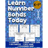 Learn Number Bonds Today: Addition and Subtraction Workbook For Kindergarten - First Grade Ages 4-7 - Compose Decompose Number Bonds