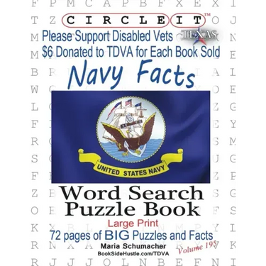 Circle It, United States Navy Facts, Word Search, Puzzle Book
