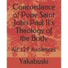 Concordance of Pope Saint John Paul II's Theology of the Body: All 129 Audiences
