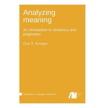 Analyzing meaning