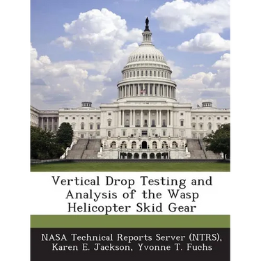 Vertical Drop Testing and Analysis of the Wasp Helicopter Skid Gear