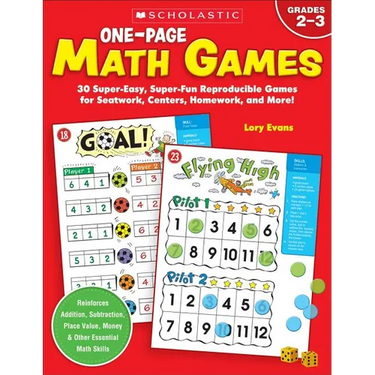 One-Page Math Games