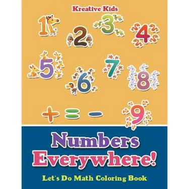 Numbers Everywhere! Let's Do Math Coloring Book
