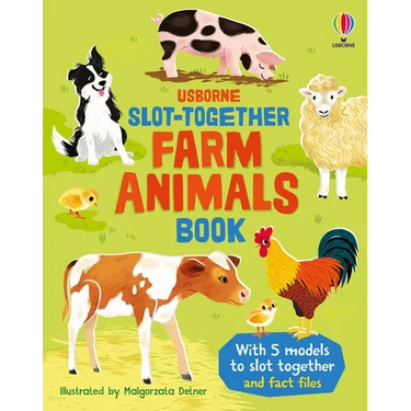 Slot-Together Farm Animals Book