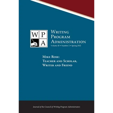 Wpa: Writing Program Administration 45.2 (Spring 2022)