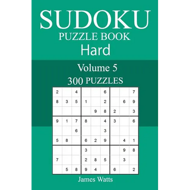 300 Hard Sudoku Puzzle Book