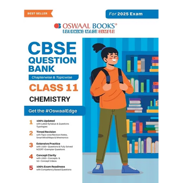 Oswaal CBSE Question Bank Class 11 Chemistry, Chapterwise and Topicwise Solved Papers For 2025 Exams