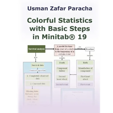 Colorful Statistics with Basic Steps in Minitab(R) 19