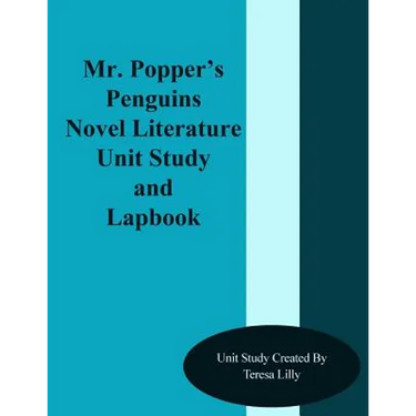 Mr. Popper's Penguins Novel Literature Unit Study and Lapbook